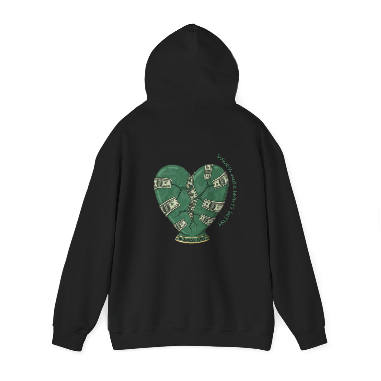 Pull Green Hearts Dollars